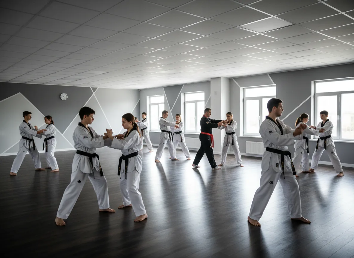 Adult martial arts class at ATA Lake Mary